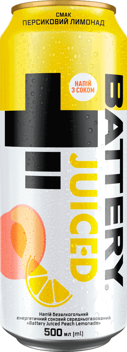 Products » Battery » Battery Juiced Peach Lemonade « Carlsberg Ukraine
